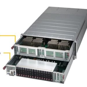 Сервер Supermicro SuperServer 4028GR-TXR, До 8 NVIDIA Tesla P100 SXM2