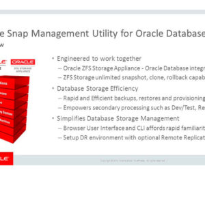 Специализированное решение Snap Management Utility for Oracle Database
