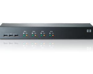 Консольный KVM-переключатель USB/PS2 HPE 1 x 4 AF611A