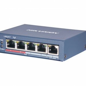 Коммутатор PoE неуправляемый Hikvision DS-3E0105P-E(B)