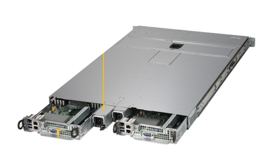 Сервер Supermicro TwinPro 1U Superserver SYS-1028TP-DC0FR