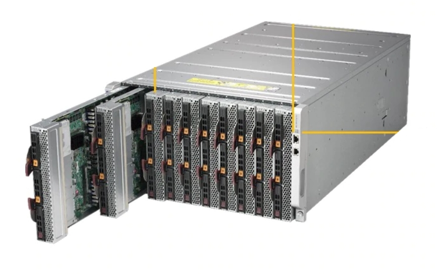 Сервер Supermicro SuperServer X11 NVMe SBI-6119P-C3N