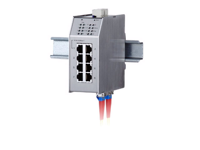 Промышленный 10-портовый коммутатор Ethernet ПрофиПлюс РТ735869-ХХ-Х для железнодорожного транспорта