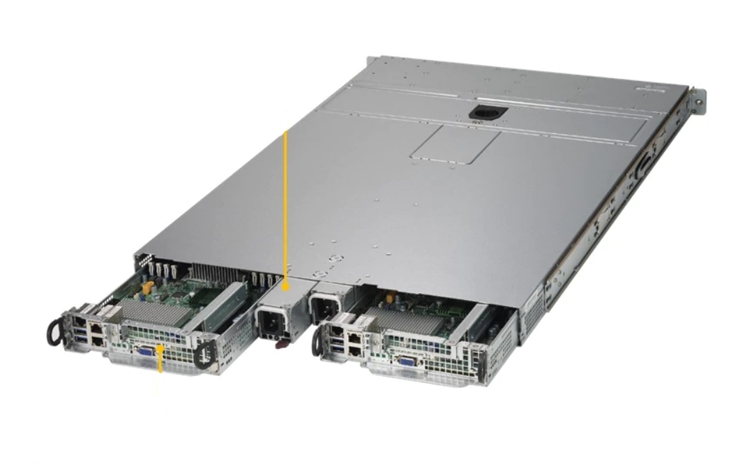 Сервер Supermicro TwinPro 1U Superserver SYS-1028TP-DTFR